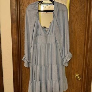 Soft Blue Dress
